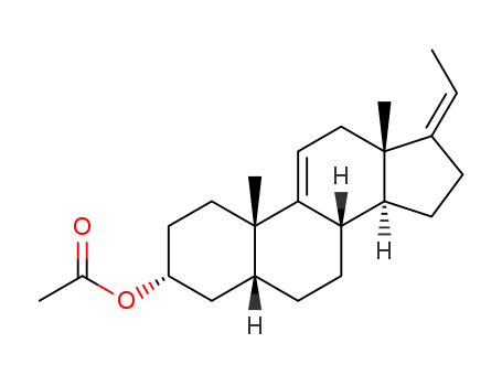 (3R,5R,8S,10S,13S,14S,Z)-17-ethylidene-10,13-dimethyl-2,3,4,5,6,7,8,10,12,13,14,15,16,17-tetradecahydro-1H-cyclopenta[a]phenanthren-3-yl acetate