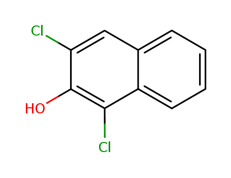 Molecular Structure of 116632-06-5 (1,3-dichloronaphthol)