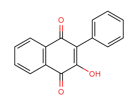 Molecular Structure of 1150-59-0 (4-hydroxy-3-phenylnaphthalene-1,2-dione)