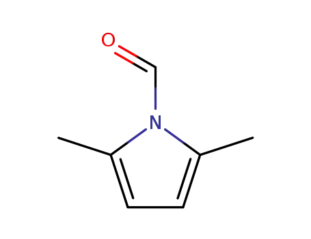 Molecular Structure of 97142-87-5 (1-formyl-2,5-dimethyl-pyrrole)