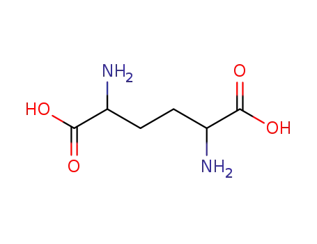 Molecular Structure of 1069-33-6 (2,5-Diaminohexanedioic acid)