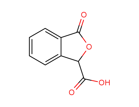 Molecular Structure of 708-14-5 (3-OXO-1,3-DIHYDRO-2-BENZOFURAN-1-CARBOXYLIC ACID)