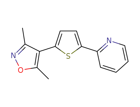 2-[5-(3,5-dimethylisoxazol-4-yl)thiophen-2-yl]pyridine