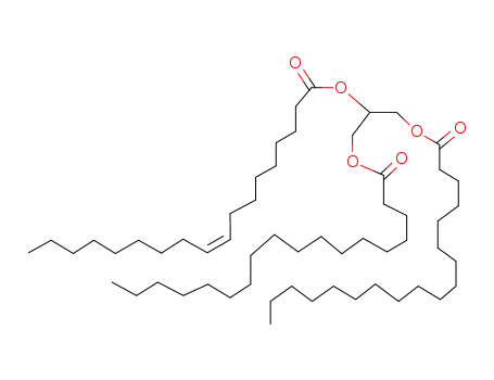 Molecular Structure of 2846-04-0 (1 3-DISTEAROYL-2-OLEOYLGLYCEROL)