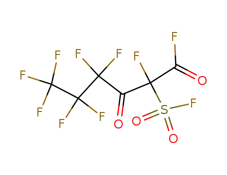 Molecular Structure of 83305-86-6 (perfluorobutyrylfluorosulfonylfluoroacetyl fluoride)