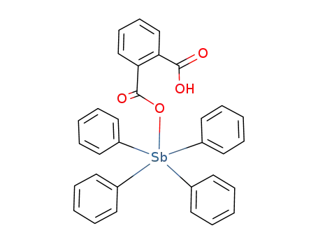 Molecular Structure of 127948-08-7 (tetraphenylantimony phthalate)