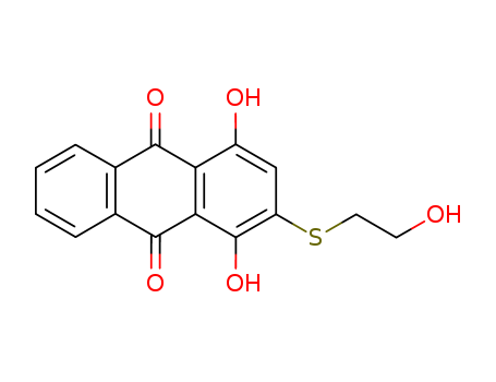 9,10-Anthracenedione,1,4-dihydroxy-2-[(2-hydroxyethyl)thio]-