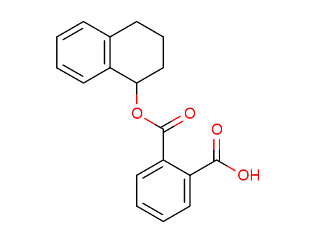Molecular Structure of 6938-57-4 (2-[(1,2,3,4-tetrahydronaphthalen-1-yloxy)carbonyl]benzoic acid)