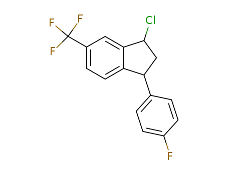 3-클로로-1-(4-플루오로페닐)-5-(트리플루오로메틸)인단