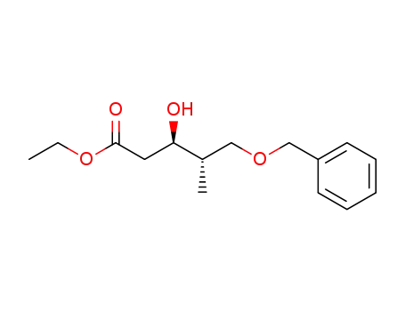 (3R,4S)-5-Benzyloxy-3-hydroxy-4-methyl-pentanoic acid ethyl ester