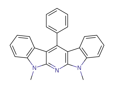 Molecular Structure of 29970-53-4 (5,7-dimethyl-12-phenylindolo<2,3-b;3',2'-e>pyridine)