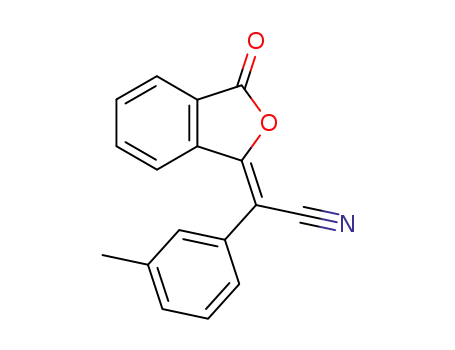phthalidylidene-<i>m</i>-tolyl-acetonitrile