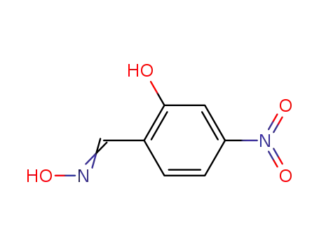 Molecular Structure of 17580-65-3 (Benzaldehyde, 2-hydroxy-4-nitro-, oxime)
