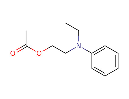 Molecular Structure of 38954-40-4 (2-(ethylphenylamino)ethyl acetate)