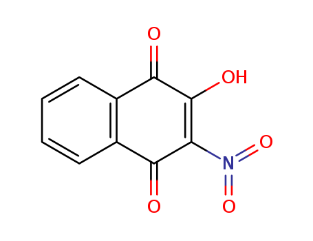 1,4-Naphthalenedione,2-hydroxy-3-nitro- cas  54808-30-9