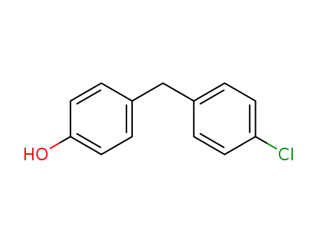 Molecular Structure of 52890-73-0 (Phenol, 4-[(4-chlorophenyl)methyl]-)