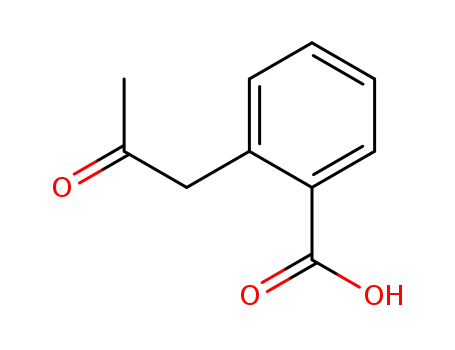 Molecular Structure of 2852-91-7 ((2-CARBOXYPHENYL)ACETONE)