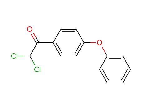 Molecular Structure of 59867-68-4 (4-Phenoxy-2',2'-dichloroacetophenone)