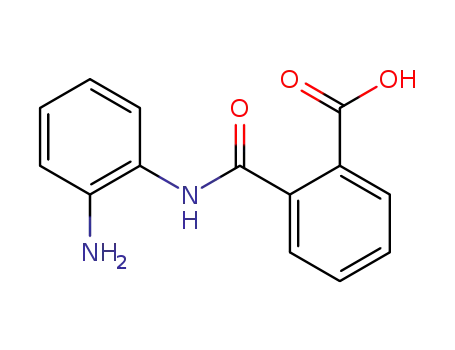 Molecular Structure of 7297-65-6 (Benzoic acid, 2-[[(2-aminophenyl)amino]carbonyl]-)