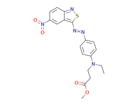methyl N-ethyl-N-[4-[(5-nitro-2,1-benzisothiazol-3-yl)azo]ph...