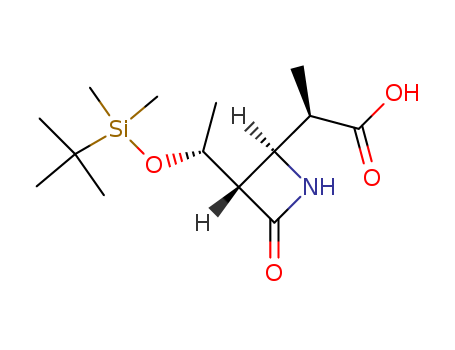 (R)-2-((2S,3S)-3-((R)-1-((tert-Butyldimethylsilyl)oxy)ethyl)-4-oxoazetidin-2-yl)propanoic acid