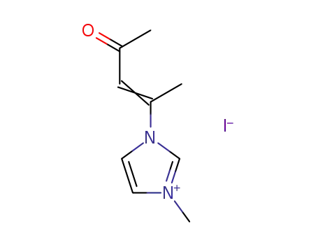 1H-Imidazolium, 1-methyl-3-(1-methyl-3-oxo-1-butenyl)-, iodide