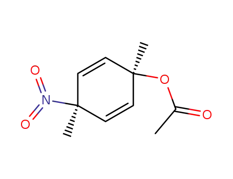 1,4-dimethyl-c-4-nitrocyclohexa-2,5-dien-r-1-yl acetate