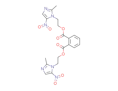 Molecular Structure of 206362-19-8 (phthalic acid bis-[2-(2-methyl-5-nitro-imidazol-1-yl)-ethyl] ester)