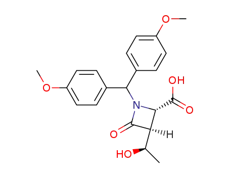 (3S,4S)-4-carboxy-1-(di-p-anisylmethyl)-3-<(R)-1-hydroxyethyl>-2-azetidinone
