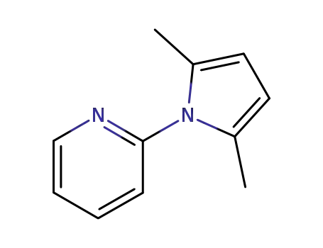 Molecular Structure of 32570-88-0 (2,5-Dimethyl-1-(2-pyridinyl)-1H-pyrrole)