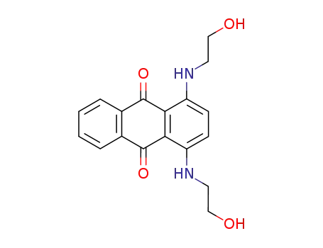 Molecular Structure of 4471-41-4 (1,4-Bis[(2-hydroxyethyl)amino]anthraquinone)