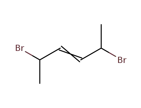 Molecular Structure of 100937-48-2 (2,5-dibromo-hex-3-ene)