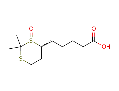 5-(2,2-Dimethyl-3-oxo-1lambda~4~,3-dithian-4-yl)pentanoic acid