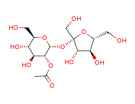 Molecular Structure of 63648-78-2 (sucrose-6-acetate)