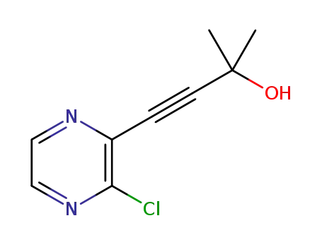 4-(3-chloropyrazin-2-yl)-2-methylbut-3-yn-2-ol