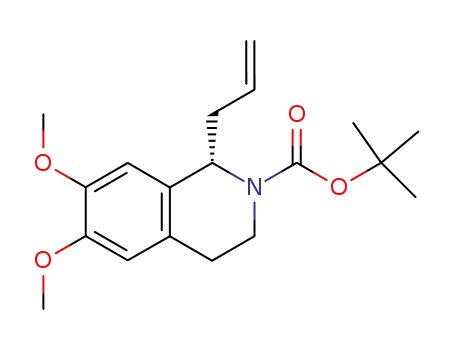 (S)-1-allyl-6,7-dimethoxy-3,4-dihydro-1H-isoquinoline-2-carboxylic acid tert-butyl ester