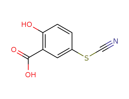 2-Hydroxy-5-thiocyanatobenzoic acid