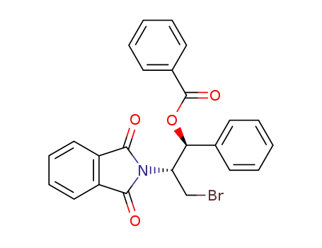 Benzoic acid (1S,2R)-3-bromo-2-(1,3-dioxo-1,3-dihydro-isoindol-2-yl)-1-phenyl-propyl ester