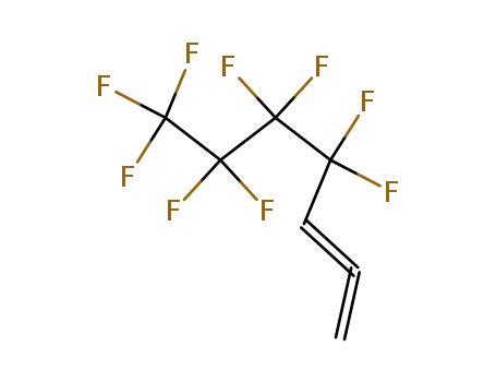 Molecular Structure of 132673-98-4 (4,4,5,5,6,6,7,7,7-nonafluoro-1,2-heptadiene)