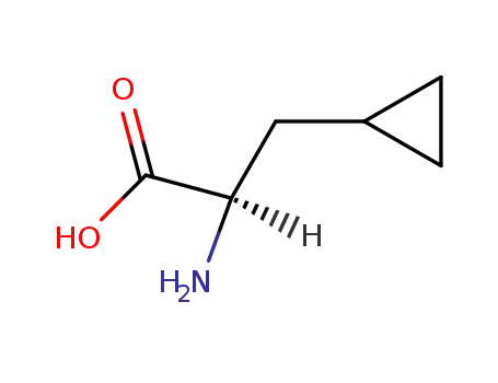 Molecular Structure of 121786-39-8 (D-CYCLOPROPYLALANINE)
