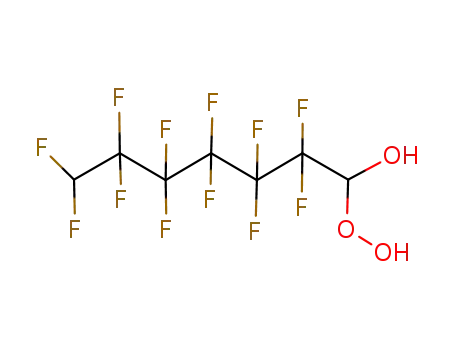 1-hydroxy-1-hydroperoxy-1,7-dihydroperfluoroheptane