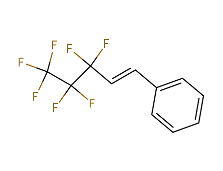 Molecular Structure of 87384-87-0 ((E)-(3,3,4,4,5,5,5-heptafluoropent-1-enyl)benzene)