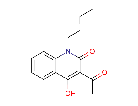 Molecular Structure of 161185-41-7 (3-ACETYL-1-BUTYL-4-HYDROXY-2(1H)-QUINOLINONE)