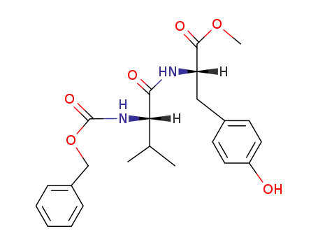 Molecular Structure of 15149-72-1 (N-CBZ-VAL-TYR METHYL ESTER)