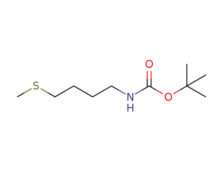 Molecular Structure of 1350472-27-3 (tert-butyl [4-(methylsulfanyl)butyl]carbamate)