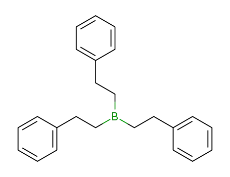 Molecular Structure of 1883-35-8 (Borane, tris(2-phenylethyl)-)