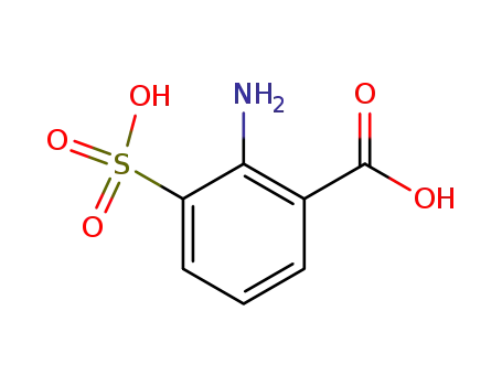 Molecular Structure of 123633-49-8 (2-amino-3-sulfo-benzoic acid)