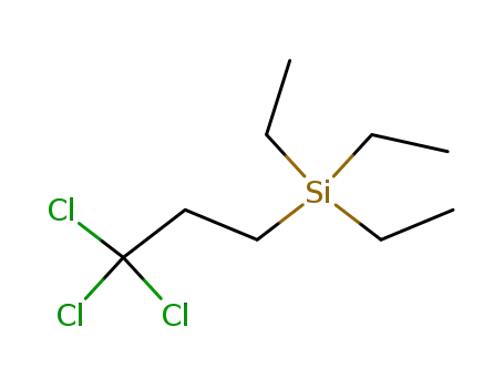 Molecular Structure of 17873-97-1 (3,3,3-trichloropropyltriethylsilane)