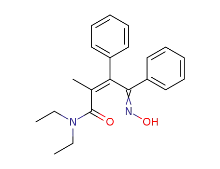 (Z)-N,N-diethyl-4-(hydroxyimino)-2-methyl-3,4-diphenyl-2-butenamide