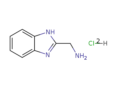 Molecular Structure of 5993-91-9 (2-(AMINOMETHYL)BENZIMIDAZOLE DIHYDRO-)